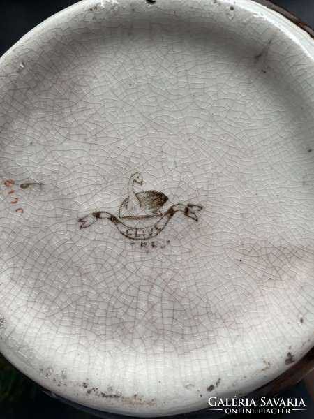 A wonderful old English earthenware jug