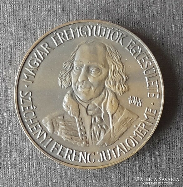 Tóth s.: Ferenc Medal of Mée Széchenyi, piedfort, 42.5 mm, h: drilling mark