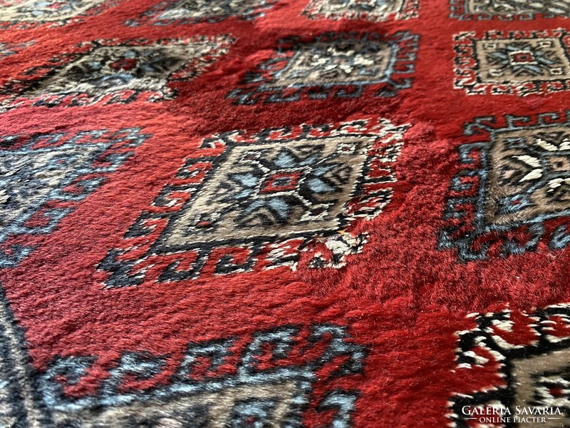 Hand-knotted Pakistani running rug 76x260cm