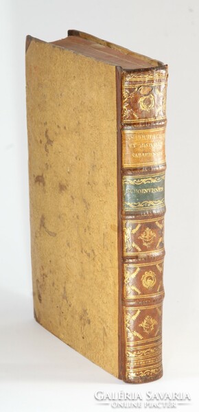 1791 - History of Szombathely from the library of the Spissich noble family with beautiful engravings !!