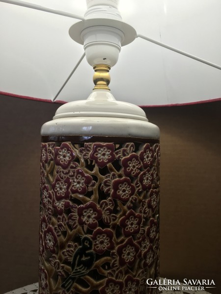 Cozy, decorative ceramic table lamp