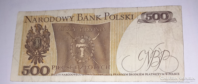 Lengyel Zloty  (500/1982 bankjegy-)