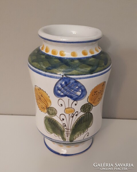 Posthabán hand-painted ceramic vase 15 cm