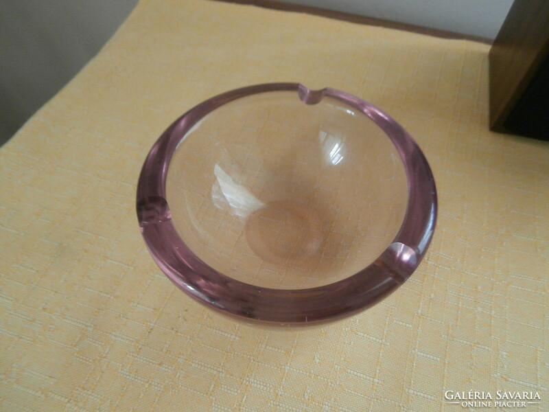 Art deco organ purple ashtray