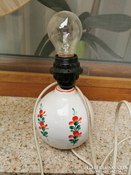 Hand painted bedside lamp