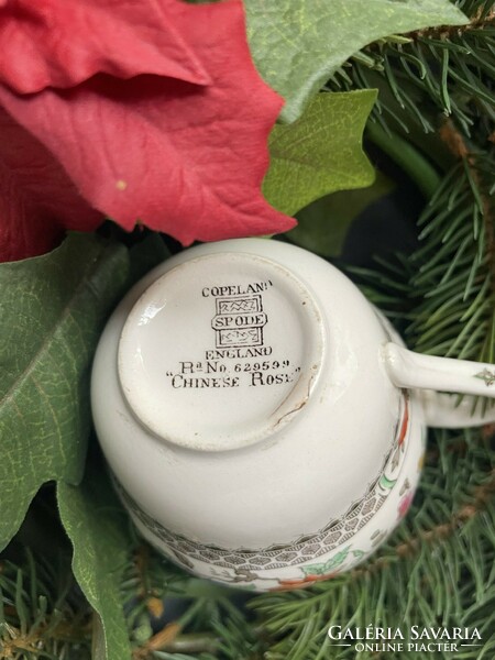 Csodálatos Copeland Spode Chinese Rose csésze