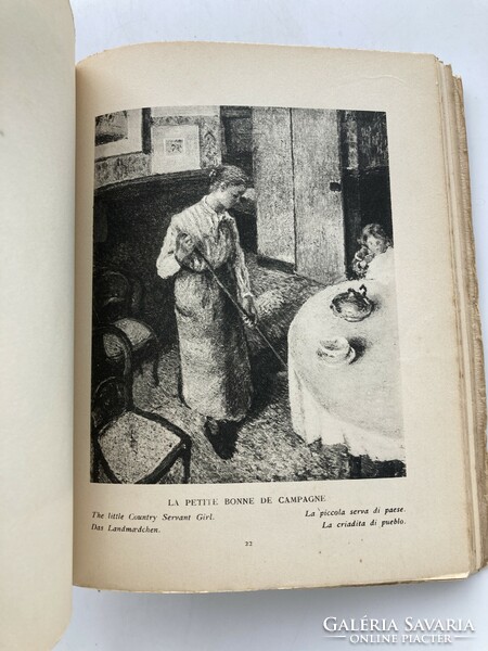 Renoir, Monet, Pissaro - impresszionista művészettörténeti könyvcsomag 1925-ből