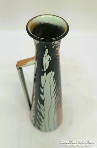 Retro zománc váza, 26 cm