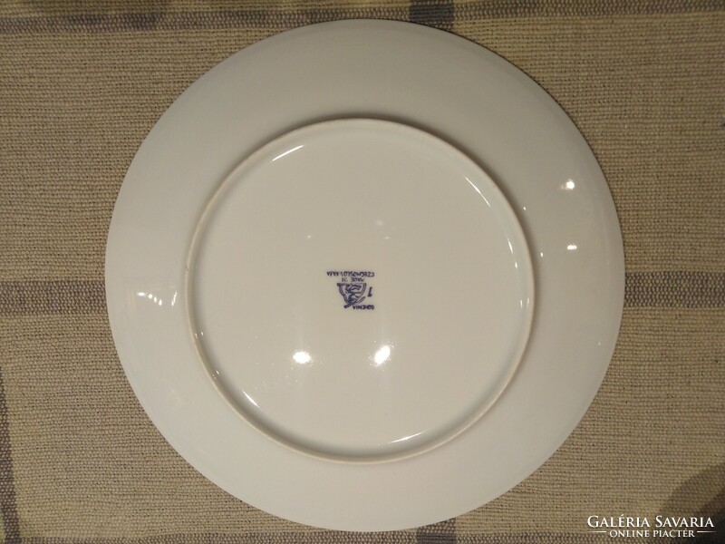 Porcelán reggeliző szett - lovas dekorral / klasszikus vonalvezetéssel ki