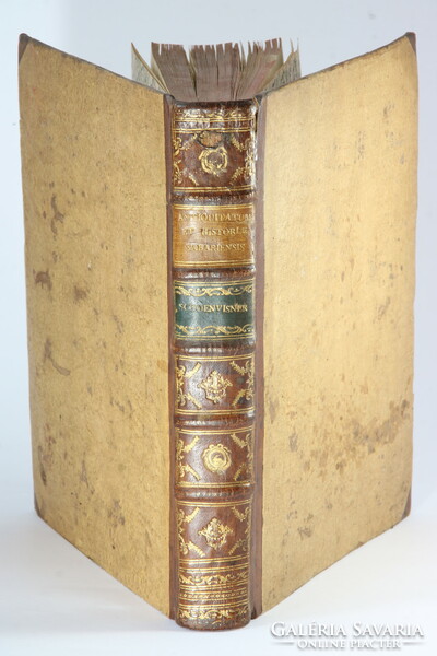 1791 - History of Szombathely from the library of the Spissich noble family with beautiful engravings !!