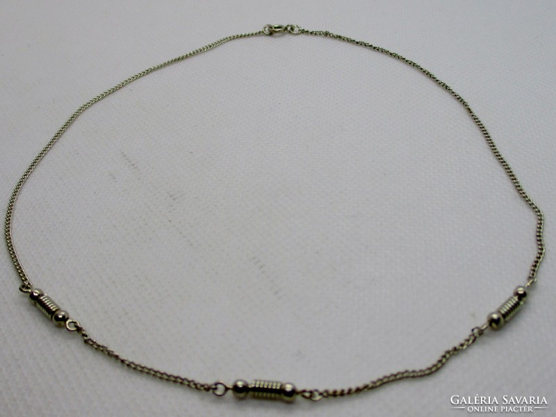 Beautiful small antique silver necklace