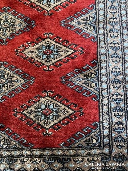 Hand-knotted Pakistani running rug 76x260cm