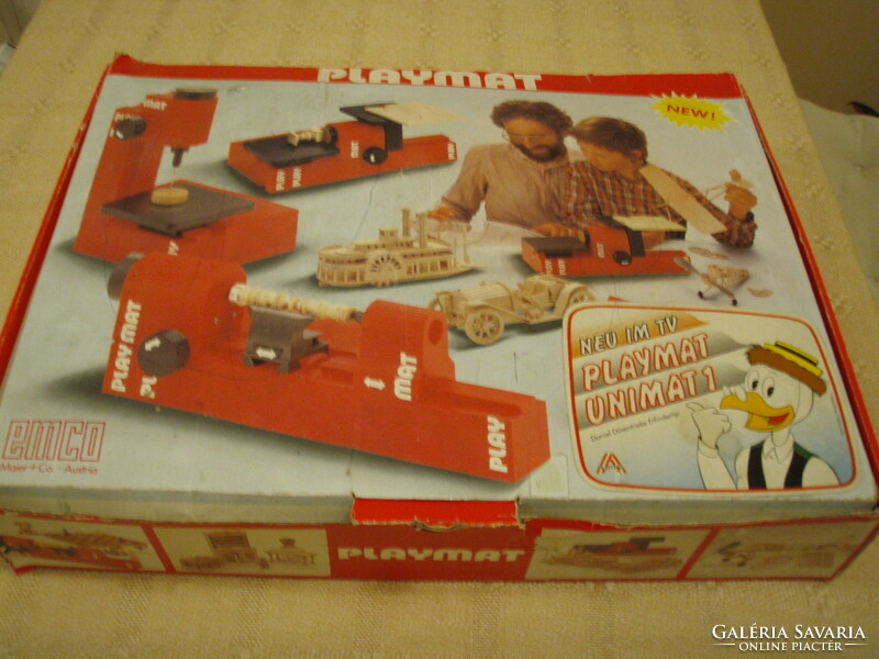 Emco playmat toy wood lathe 4 in 1