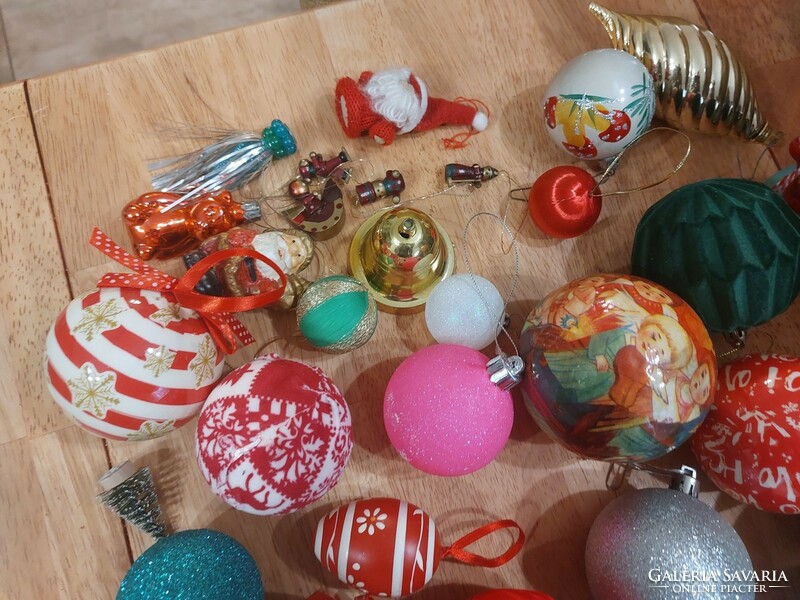 Retro Christmas decorations, everything in the photos