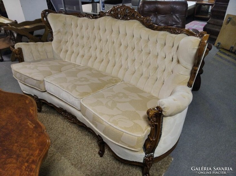 Baroque 3-1-1 sofa set with quality materials completely renovated !! Baroque living room set
