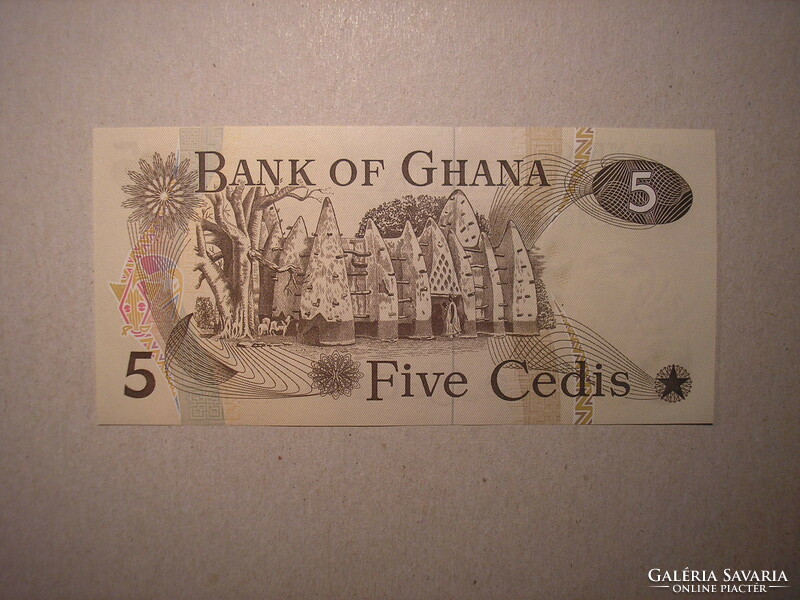 Ghana-5 cedis 1977 oz