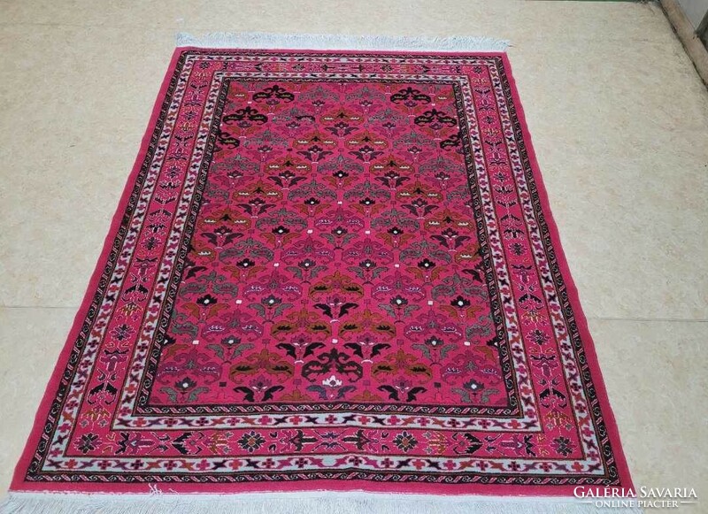 Eredeti kaukázusi azeri kézi csomózású 170x200 gyapjú perzsa szőnyeg FF58