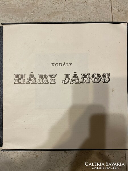 Kodály: three János albums, 3 vinyl records