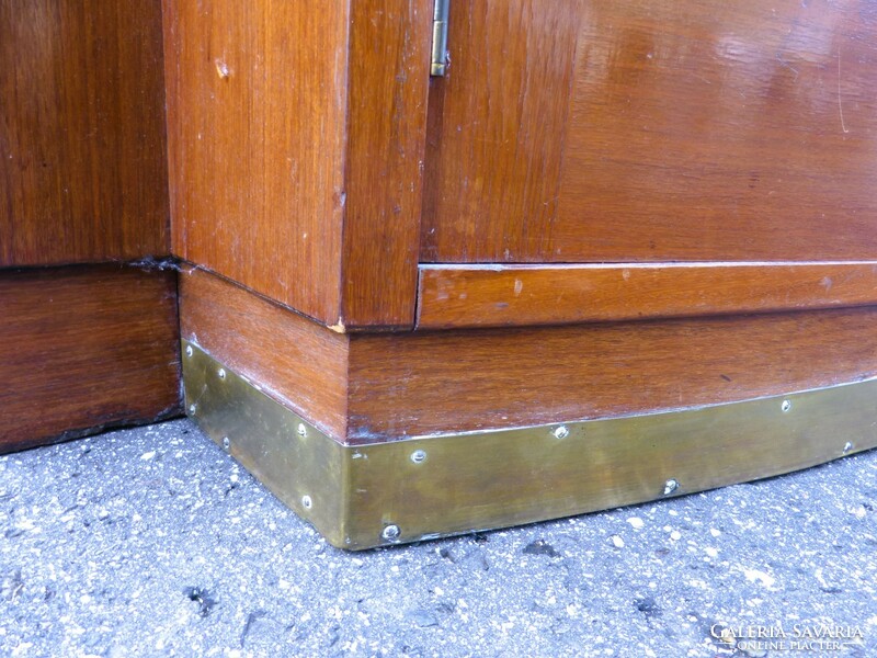 Inlaid art nouveau sideboard.