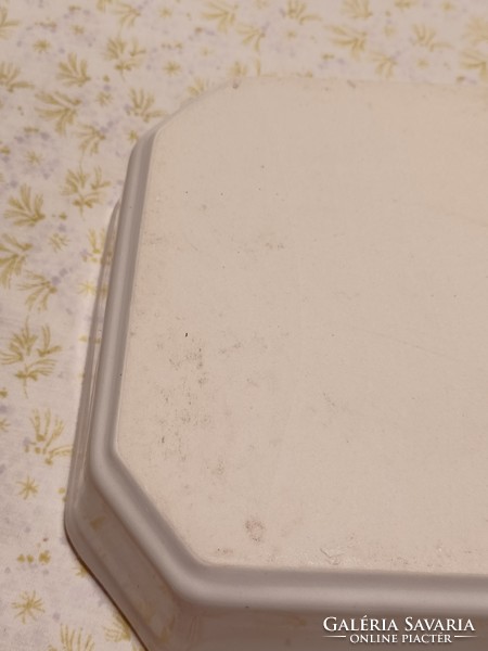 Porcelain baking dish with floral pattern - without marking