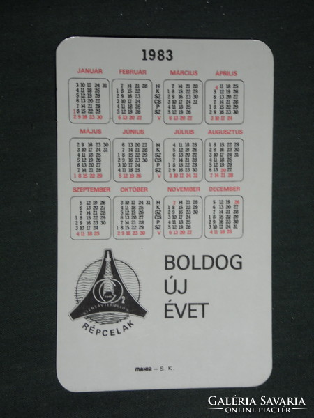 Card calendar, siphon cartridge, carbonic acid production company, beetroot, 1983, (3)