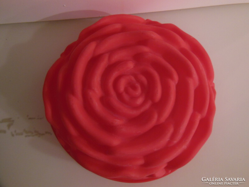 Bakeware - new - rose - 24 x 8 cm - German - silicone