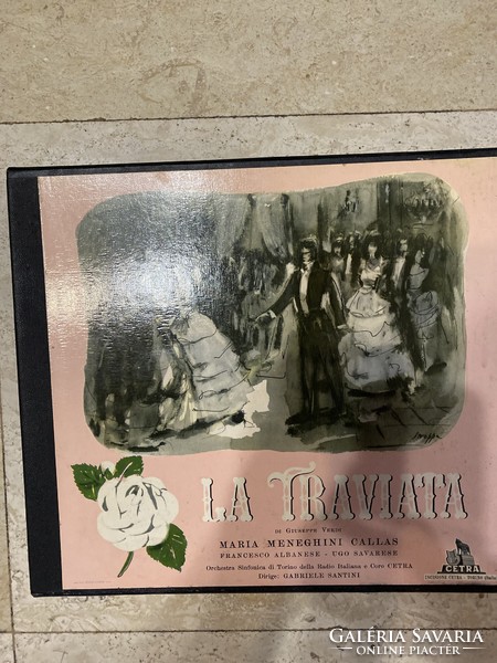Verdi:la Traviata 3db bakelit lemez