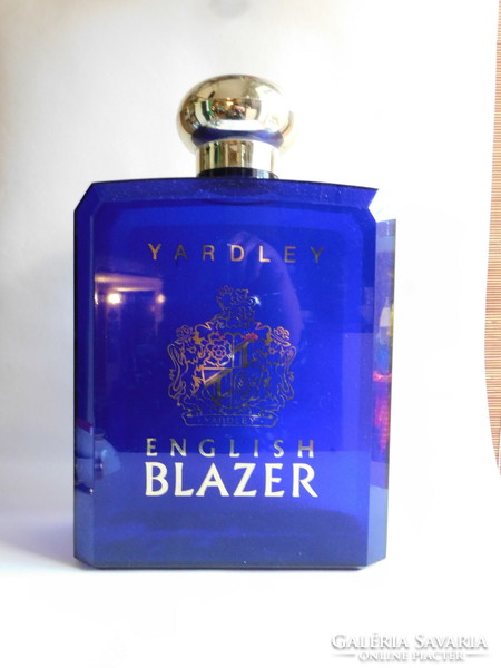 Large window display perfume advertising object - yardley english blazer - 35 cm