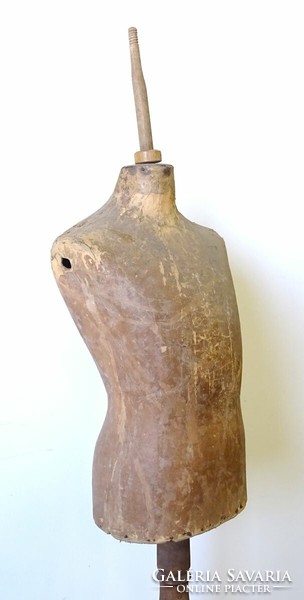 1P516 Antik papírmasé szabó próbababa 162 cm