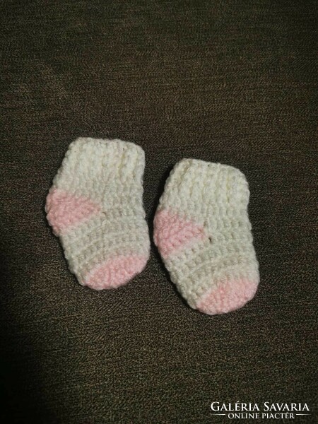 Crochet baby socks