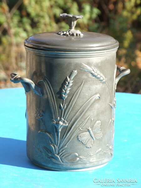 Tin tea or tobacco holder (211121)