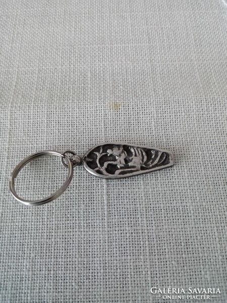 Copie marked silver-plated key chain - Celtic horse???