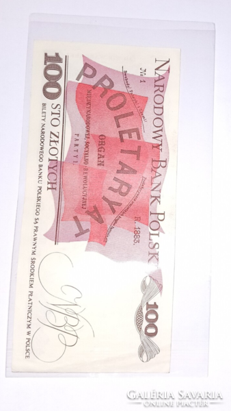 Polish zloty (100/1986 banknote-)