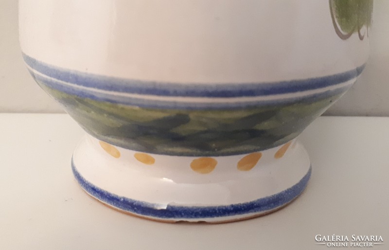 Posthabán hand-painted ceramic vase 15 cm