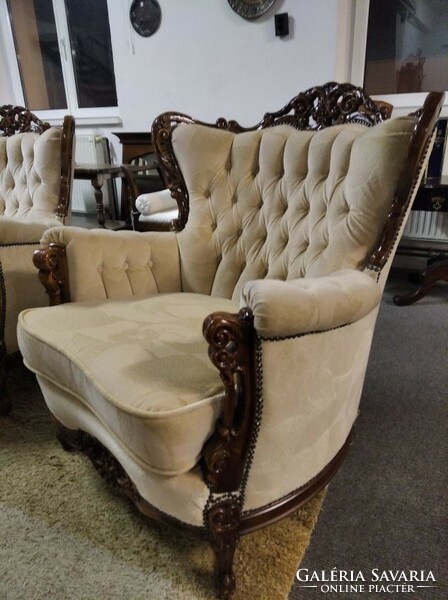 Baroque 3-1-1 sofa set with quality materials completely renovated !! Baroque living room set