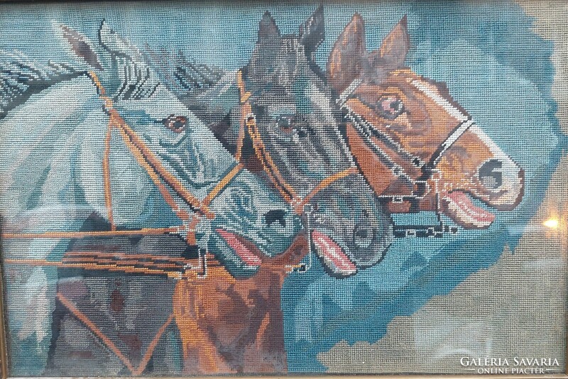 Horses tapestry picture