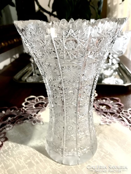 Beautiful crystal vase