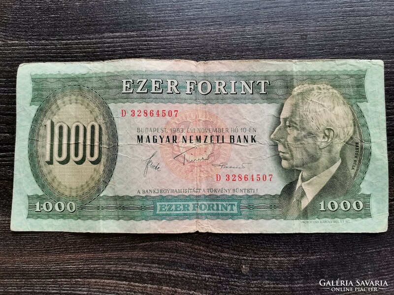 1000 Forint 1983 F