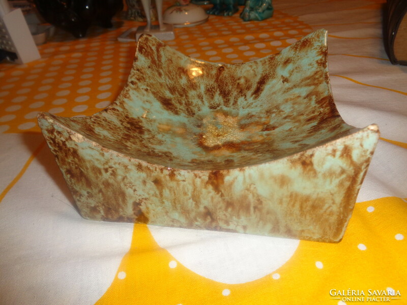 Zsolnay pyrogranite bowl, 16 x 16 x 7 cm