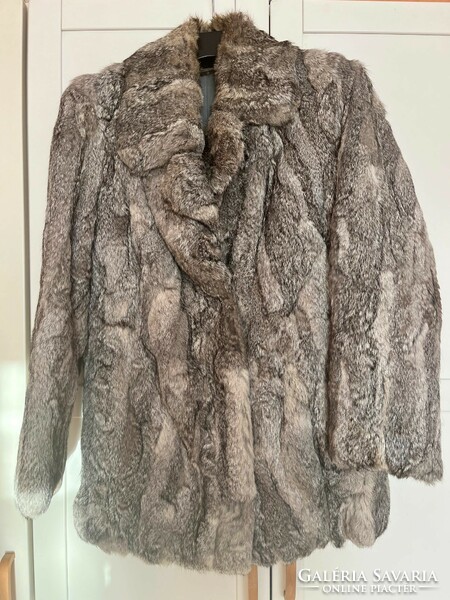 Women's rabbit fur coat
