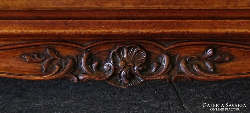 1P515 antique Viennese baroque writing secretary