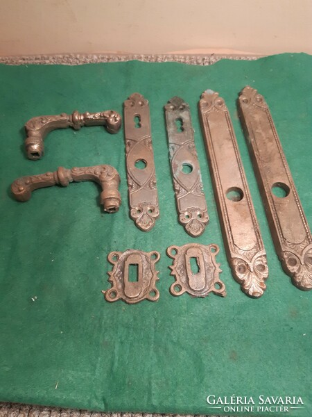 Antique copper door ornaments, keyless