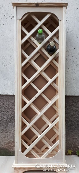 Bortartó állvány borszekrény boros szekrény palacktartó borosüvegtartó faragás borláda egyedi bútor