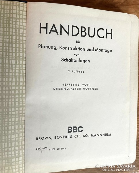 BBC Handbuch für Schaltanlagen