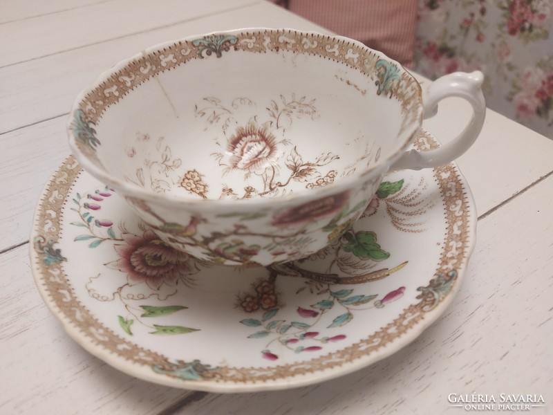 Antique English faience tea cup (large size)