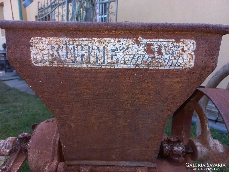 Antique cast iron grinder