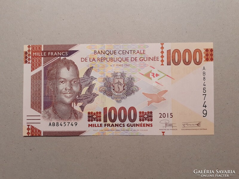 Guinea-1000 Francs 2015 UNC