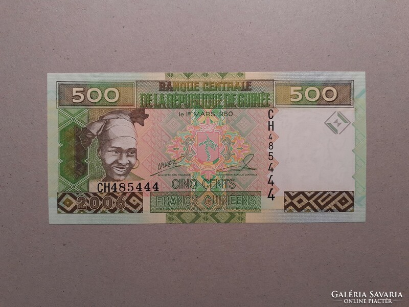 Guinea-500 francs 2006 oz