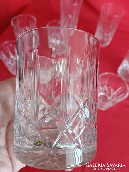 Polished water glasses 1940-1950 years!
