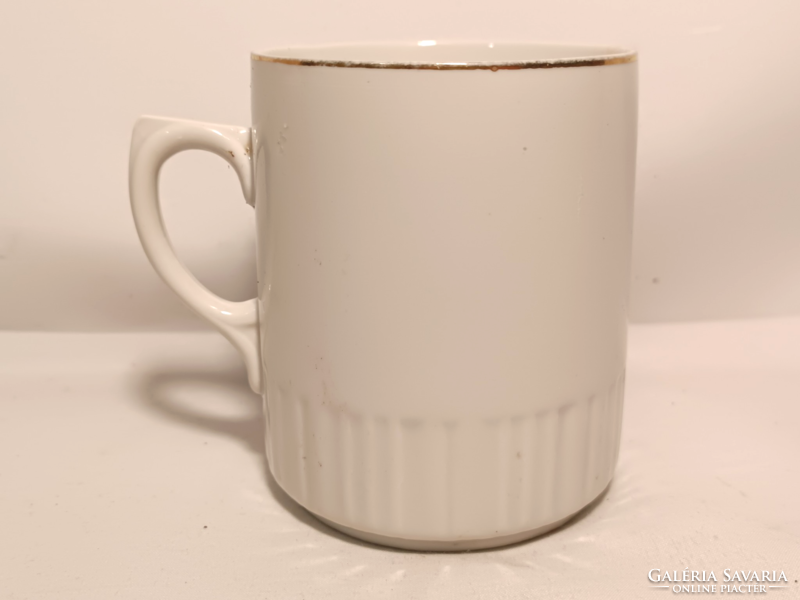 Zsolnay violet mug